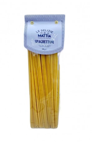 LE DELIZIE DI MATTIA "Spaghettoni" di Semola di Grano Duro 500 Gr